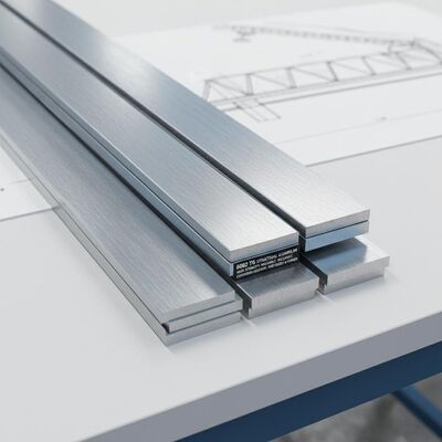 6082 T6 struktureller Aluminium-Flachstab, hochfest, schweißbar, korrosionsbeständig für Brücken und Kräne