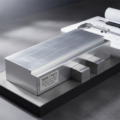 7050 T7451 Luftfahrt-Aluminiumlegierungsplattenstange mit ultrahoher Festigkeit und SCC-Widerstand für Flugzeugkomponenten