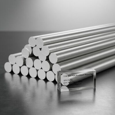 1100 H14 reine Rundstange aus Aluminium mit 99% Reinheit und 62% IACS-Leitfähigkeit für elektrische Anwendungen