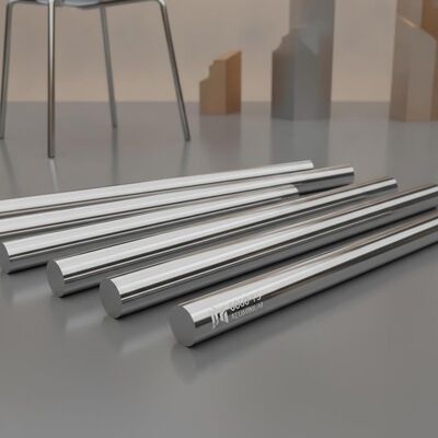 6060 T5 Helle, polierte, anodierte, dekorative runde Aluminiumstange für Möbel und Architektur