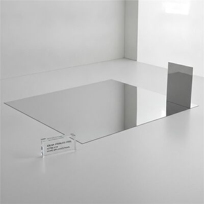 430 BA Edelstahlblech mit BA-Finixierung 0,3-1,0 mm Dicke und 1000x2000 mm Größe für Haushaltsgeräte