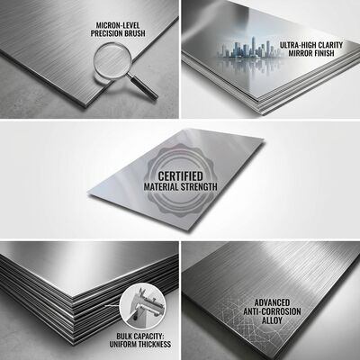 Deep-Drawn 304 Stainless Steel Sheet with Excellent Deep Drawability Low Carbon Content and Fine Grain Structure