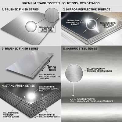 8K Super Mirror Finish 304 Edelstahlblech mit 95% Reflektivität und Korrosionsbeständigkeit 304 Substrat für Aufzugsverkleidung