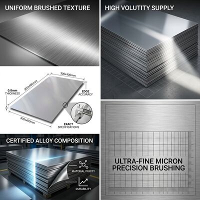 8K Super Mirror Finish 304 Edelstahlblech mit 95% Reflektivität und Korrosionsbeständigkeit 304 Substrat für Aufzugsverkleidung