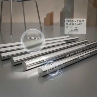 Großer Durchmesser geschmiedeter 6061 Aluminium Rundstab Schwerlast-CNC-Bearbeitungsstange