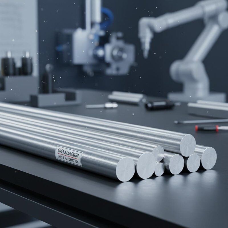 Solide CNC-Bearbeitung, 6061 T6 Aluminiumstange, Wärmebehandlung, Korrosionsbeständigkeit