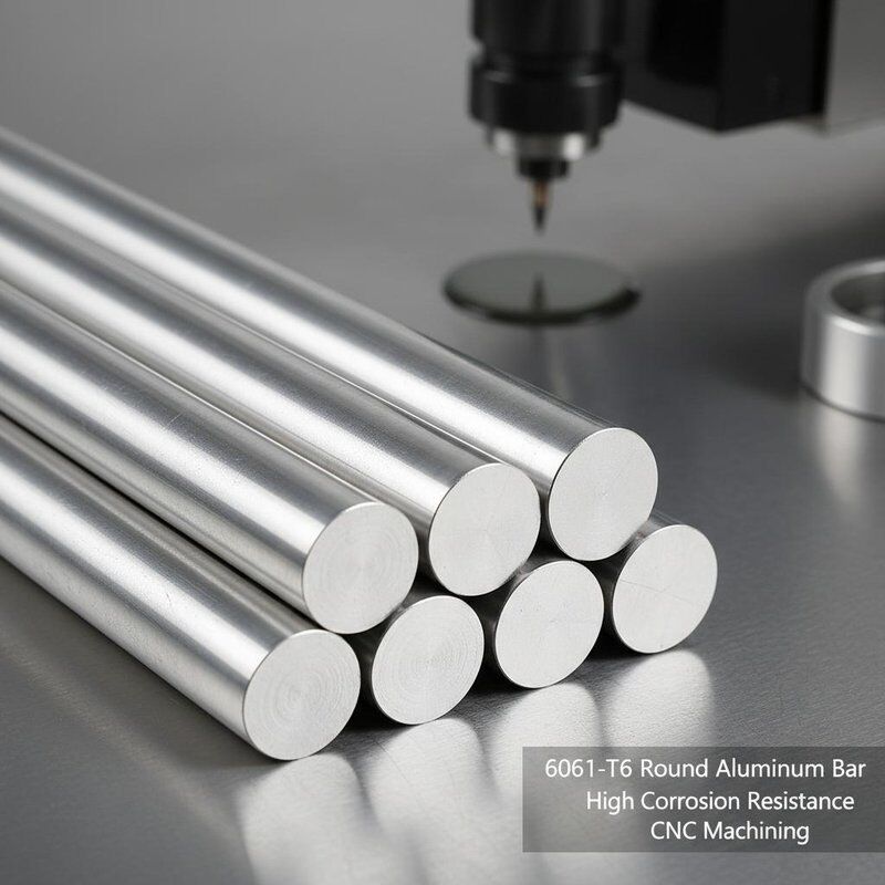 6061 T6 CNC-Bearbeitung Aluminium-Rundbar mit hoher Korrosionsbeständigkeit